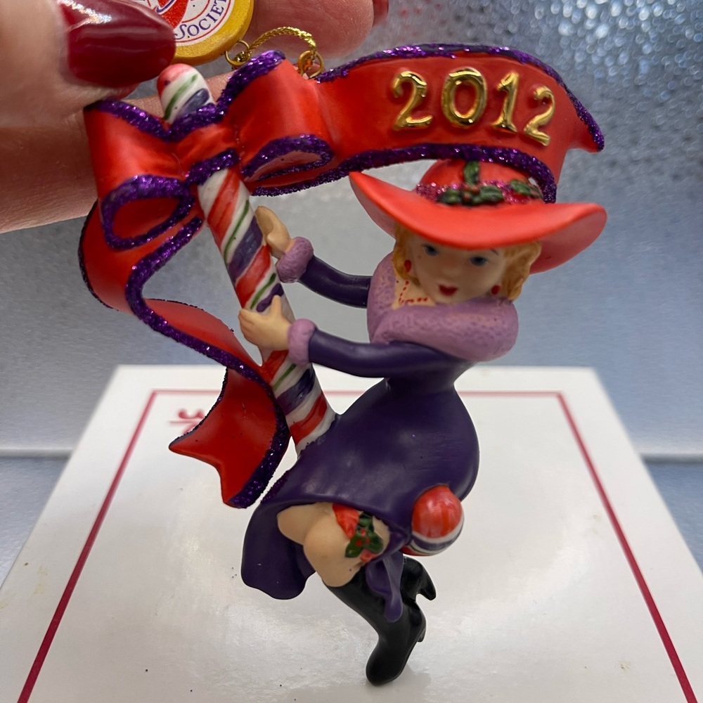 Red Hat Society 2012 Christmas Ornament